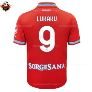 Napoli Third Shirt 26_27 LUKAKU 9 - Back View