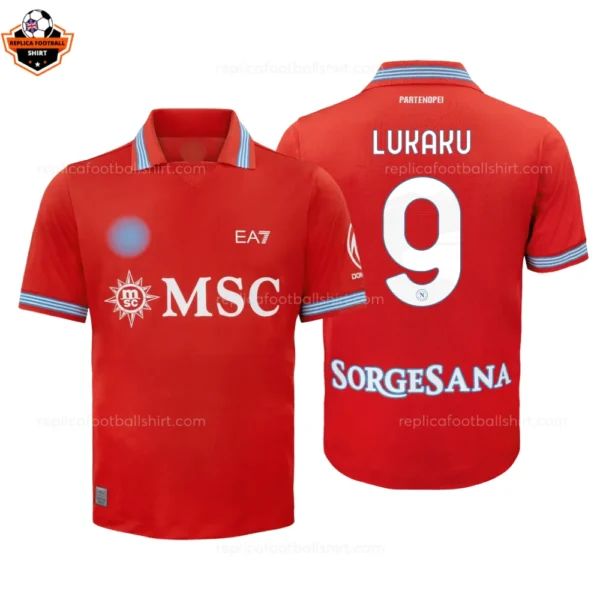 SSC Napoli Third Adult Replica Football Shirt 2026/27 LUKAKU 9 Printed