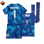 England World Cup 2026 PICKFORD 1 Goalkeeper Kid Replica Football Kit
