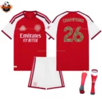Arsenal Home CHAMPIONS 26 Kid Replica Football Kit 2026/27