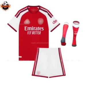 Arsenal Home Kid Replica Football Kit 2026/27 - front view