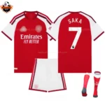 Arsenal Home Kid Replica Football Kit 2026/27 SAKA 7 Printed