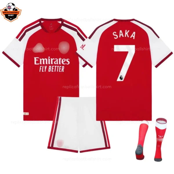Arsenal Home Kid Replica Football Kit 2026/27 SAKA 7 Printed
