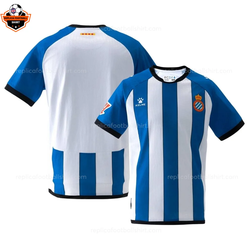Espanyol Home Men Replica Football Shirt 2026/27