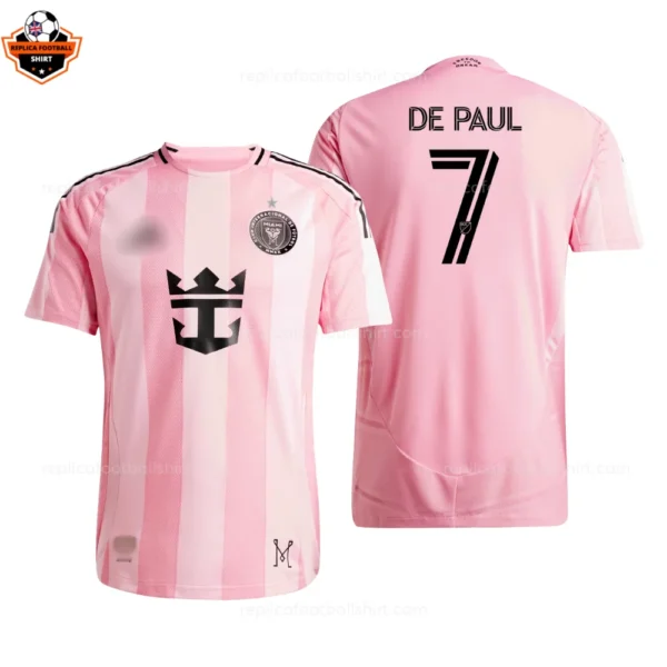 Inter Miami DE PAUL 7 Home Men Replica Football Shirt 2026/27