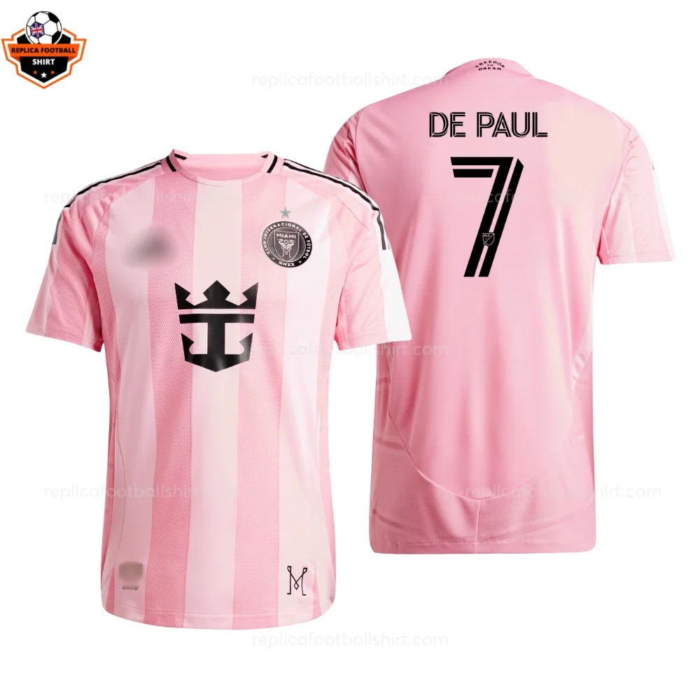 Inter Miami DE PAUL 7 Home Men Replica Football Shirt 2026/27