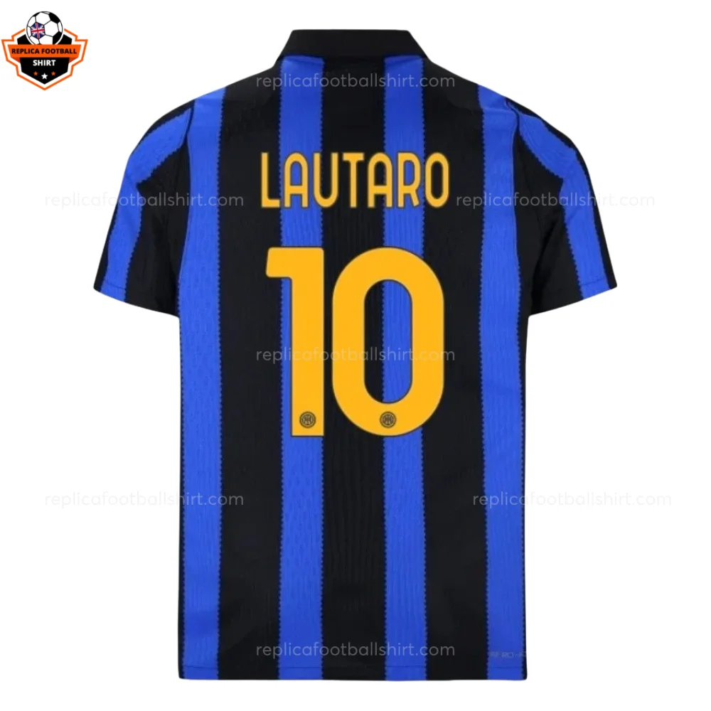 Inter Milan LAUTARO 10 Home Men Replica Football Shirt 2026/27 - back view
