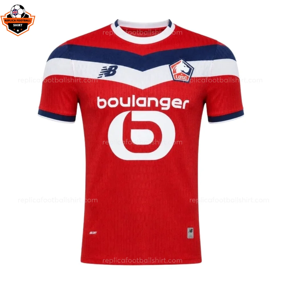 Lille OSC Home Men Replica Football Shirt 2026/27 - front view