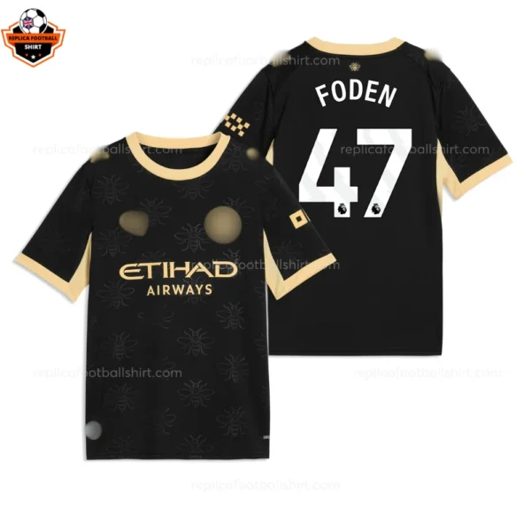 Manchester City FODEN 47 Away Men Replica Football Shirt 2026/27