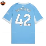 Manchester City SEMENYO 42 Home Men Replica Football Shirt 2026/27