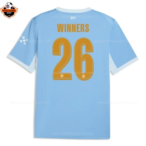 Manchester City WINNERS 26 Home Men Replica Football Shirt 2026/27