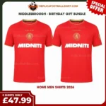 Middlesbrough 2026/27 Gift Bundle - 2 Home Fan-Version Men Football Shirts