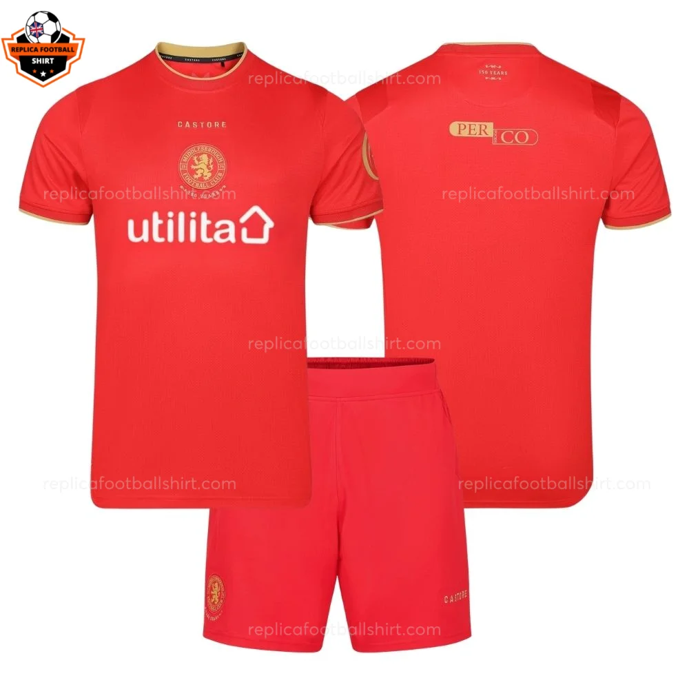 Middlesbrough Home Kids Replica Football Kit 2026/27