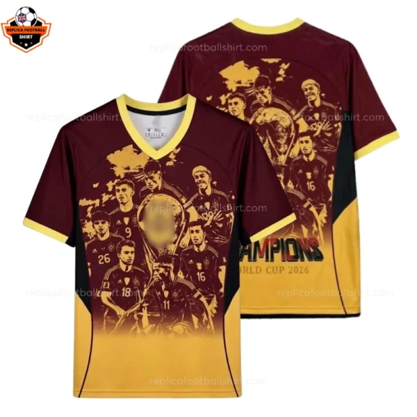 Spain World Cup 2026 Champion Commemorative Men Replica Football Shirt
