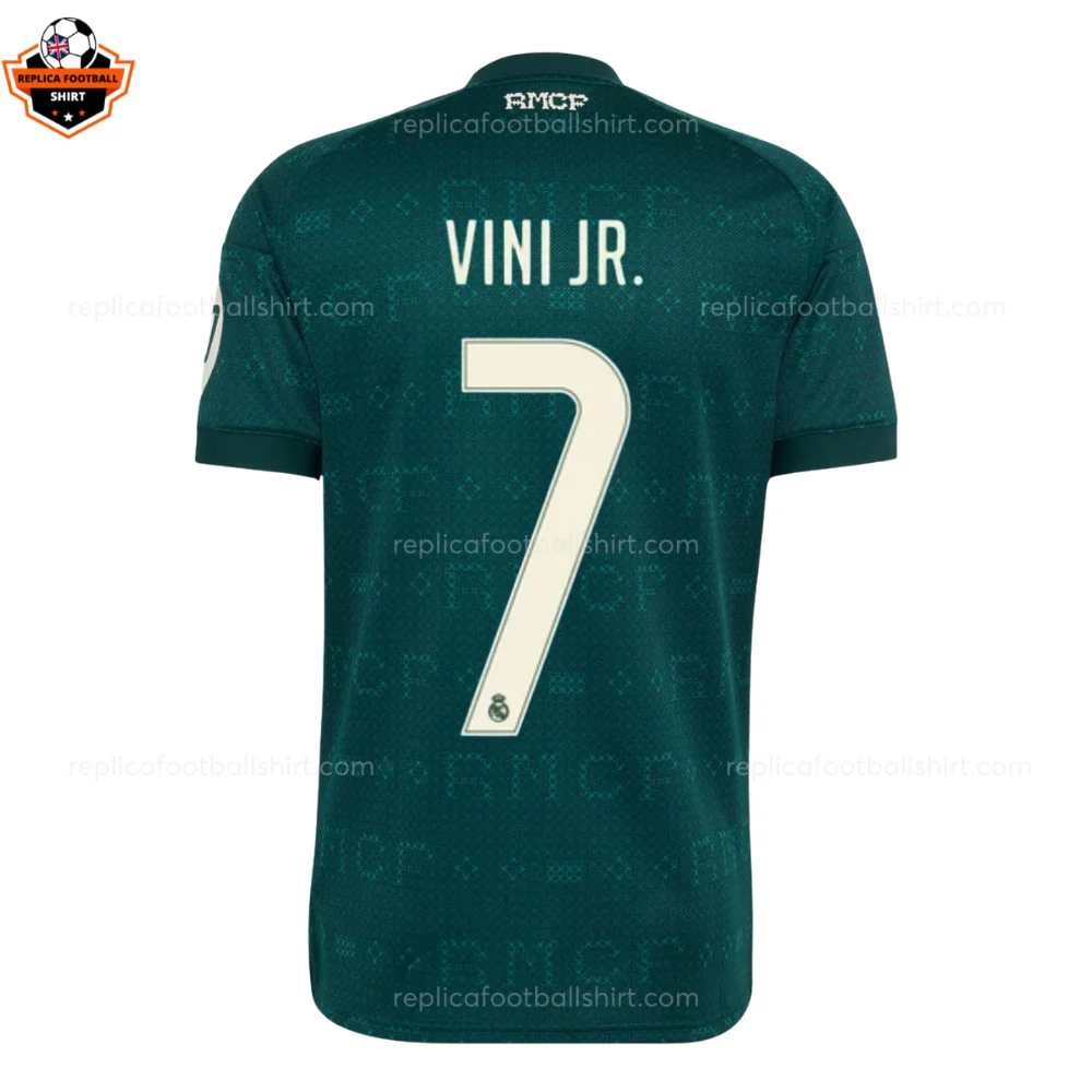 Real Madrid Away Shirt 26_27 VINI JR. 7 - Back View
