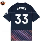 Tottenham Hotspur Away Men Replica Football Shirt 2026/27 DAVIES 33 Printed