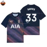 Tottenham Hotspur Away Men Replica Football Shirt 2026/27 DAVIES 33 Printed
