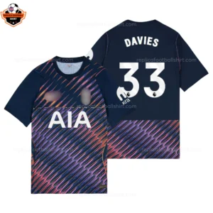 Tottenham Hotspur Away Men Replica Football Shirt 2026/27 DAVIES 33 Printed