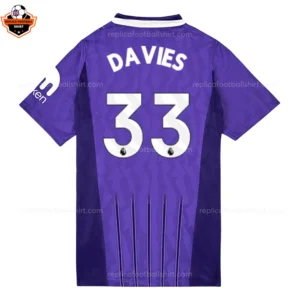 Tottenham Hostpur Third Shirt 26_27 DAVIES 33 - Back View