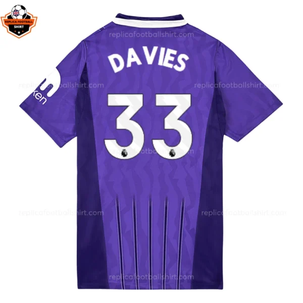 Tottenham Hotspur Third Men Replica Football Shirt 2026/27 DAVIES 33 Printed