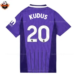 Tottenham Hostpur Third Shirt 26_27 KUDUS 20 - Back View
