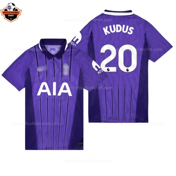 Tottenham Hotspur Third Men Replica Football Shirt 2026/27 KUDUS 20 Printed
