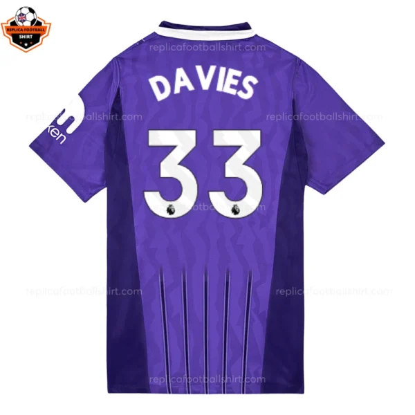 Tottenham Hotspur Third Kid Replica Football Kit 2026/27 DAVIES 33 Printed