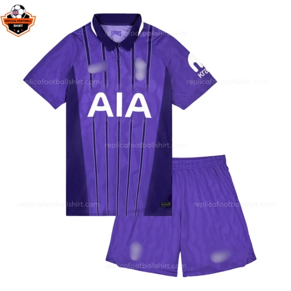 Tottenham Hotspur Third Kid Replica Football Kit 2026/27 DAVIES 33 Printed