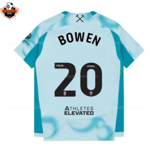 West Ham United Third Shirt 26_27 BOWEN 20 - Back View