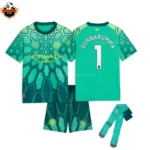 Manchester City DONNARUMMA 1 Green Goalkeeper Kid Replica Football Kit 2026/27
