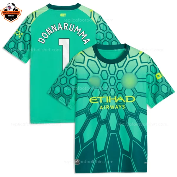 Manchester City DONNARUMMA 1 Green Goalkeeper Men Replica Football Shirt 2026/27
