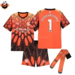 Manchester City DONNARUMMA 1 Orange Goalkeeper Kid Replica Football Kit 2026/27