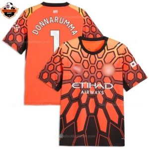 Manchester City DONNARUMMA 1 Orange Goalkeeper Men Replica Football Shirt 2026/27