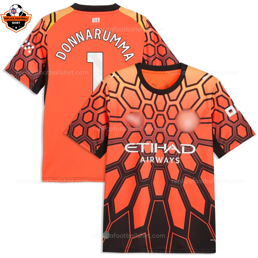 Manchester City DONNARUMMA 1 Orange Goalkeeper Men Replica Football Shirt 2026/27