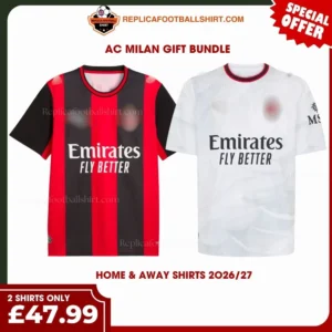 AC Milan 2026/27 Gift Bundle - Home & Away Fan-Version Men Football Shirts