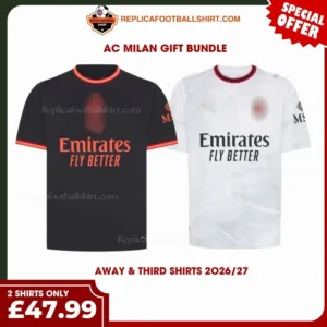 AC Milan 2026/27 Gift Bundle - Away & Third Fan-Version Men Football Shirts