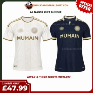 Al Nassr 2026/27 Gift Bundle - Away & Third Fan-Version Men Football Shirts