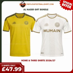 Al Nassr 2026/27 Gift Bundle - Home & Third Fan-Version Men Football Shirts