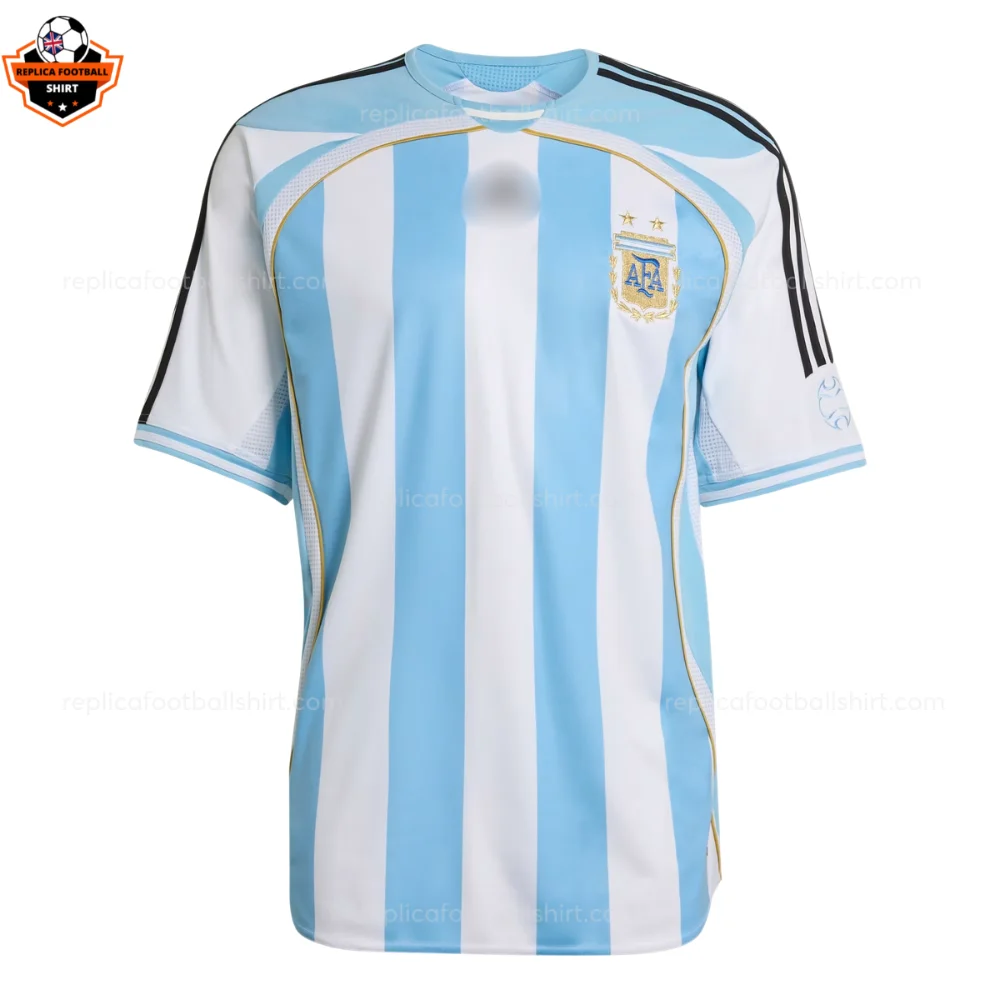 Retro Argentina Home Replica Football Shirt 2006 - Front view