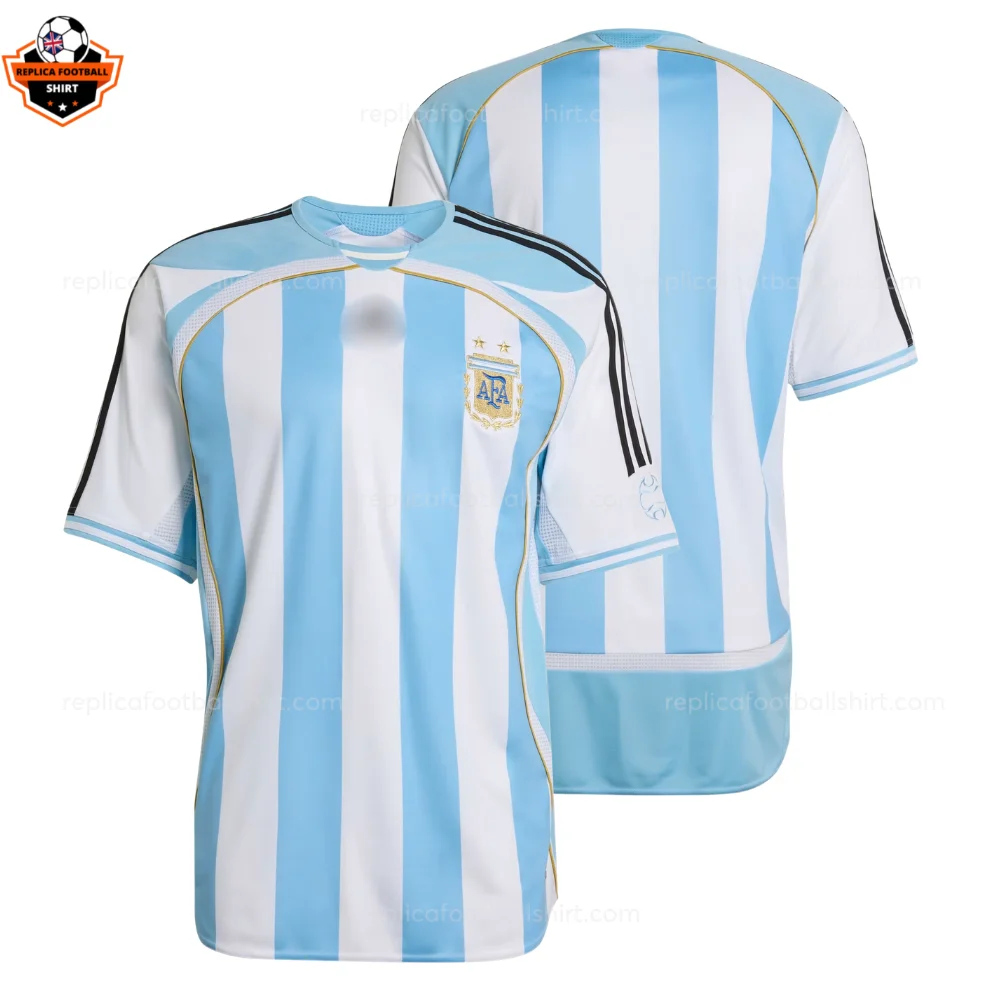 Retro Argentina Home Replica Football Shirt 2006
