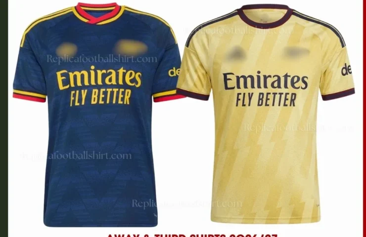aArsenal 2026/27 Gift Bundle - Away & Third Fan-Version Men Football Shirts - Front view