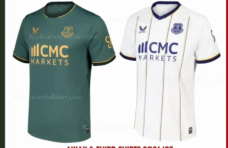 Everton 2026/27 Gift Bundle - Away & Third Fan-Version Men Football Shirts - Front view