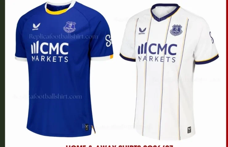 Everton 2026/27 Gift Bundle - Home & Away Fan-Version Men Football Shirts - Front view