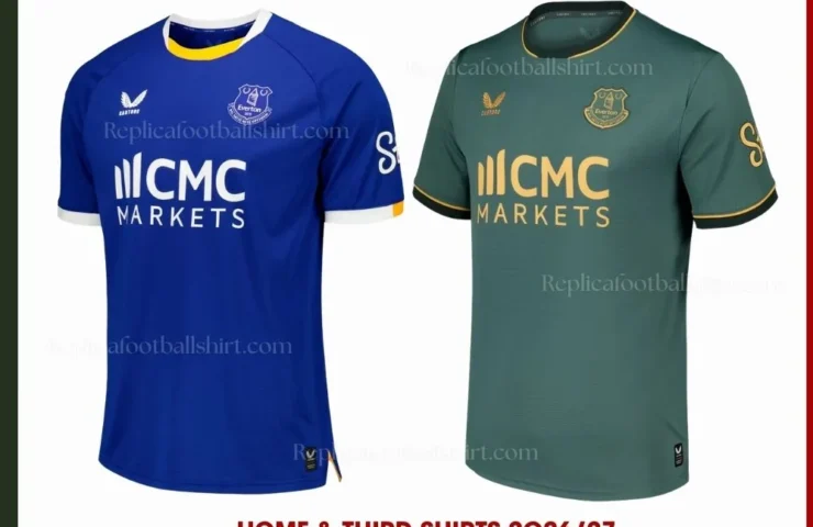 Everton 2026/27 Gift Bundle - Home & Third Fan-Version Men Football Shirts - Front view