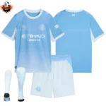 Manchester City Home Kid Replica Football Kit 2026/27