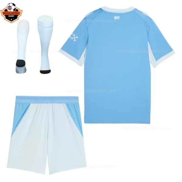 Manchester City Home Kid Replica Football Kit 2026/27