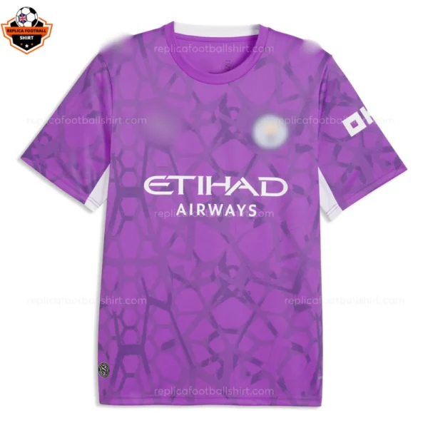 Manchester City Purple Goalkeeper Men Replica Football Shirt 2026/27