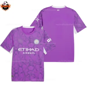 Manchester City Purple Goalkeeper Men Replica Football Shirt 2026/27