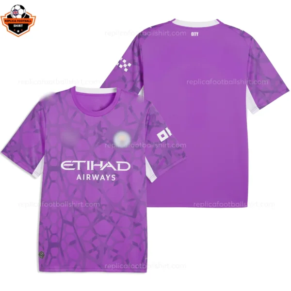 Manchester City Purple Goalkeeper Men Replica Football Shirt 2026/27