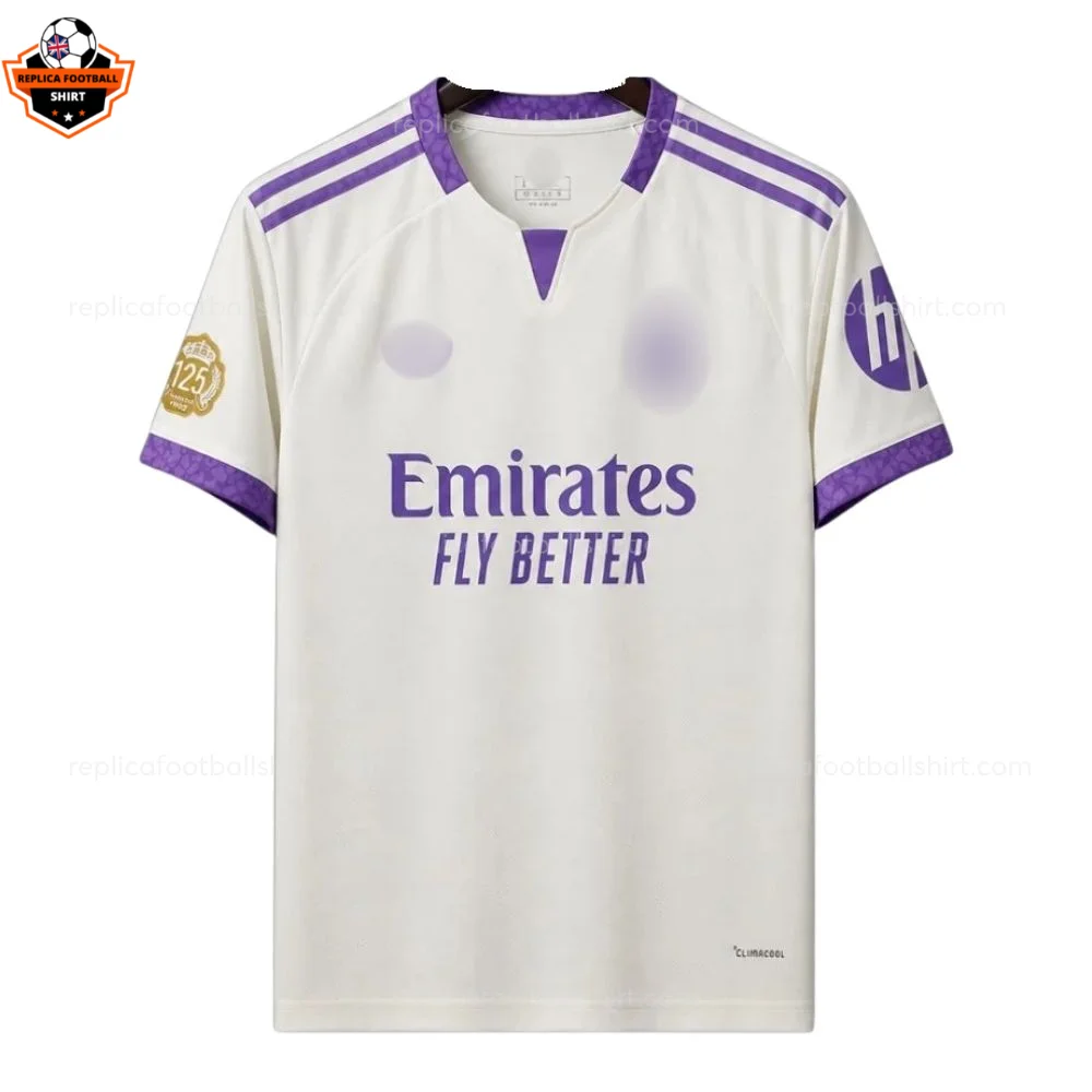 Real Madrid 125th Commemorative Men Replica Football Shirt 2026/27 - Front view